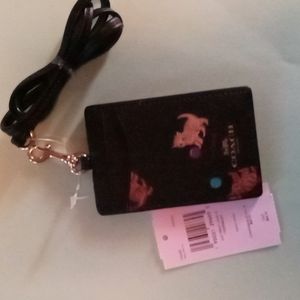 Coach ID Lanyard Cat Print 🐯